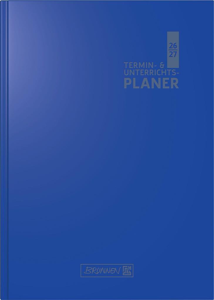 Termin- & Unterrichtsplaner 2026/2027 | A5 Kunststoff blau