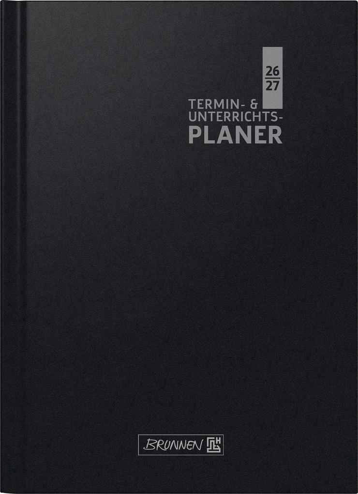 Termin- & Unterrichtsplaner 2026/2027 | A4 Kunststoff schwarz