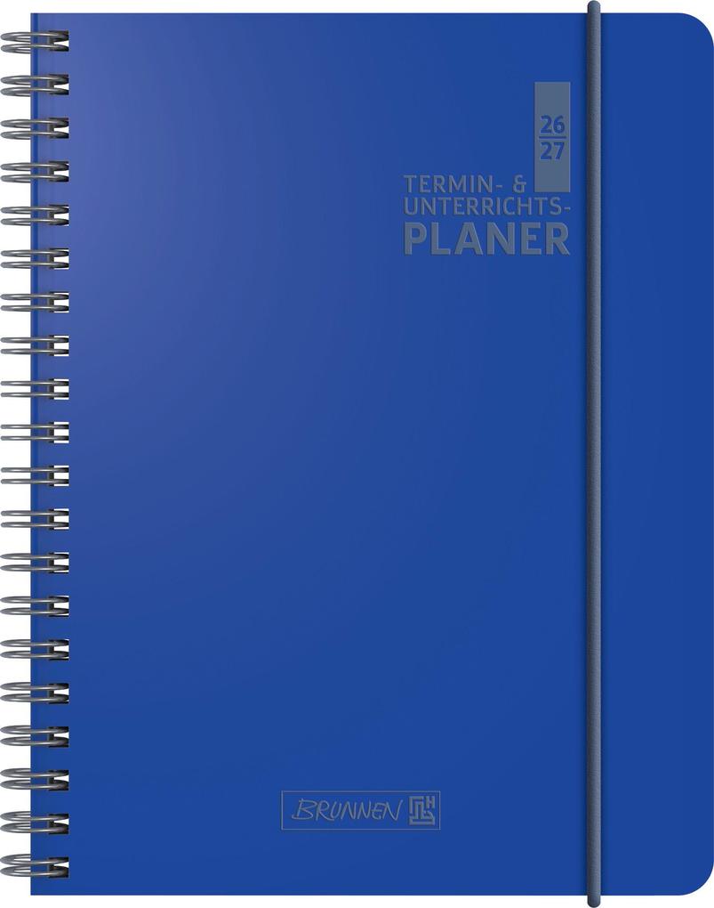 Termin- & Unterrichtsplaner 2026/2027 | A5 Kunststoff blau