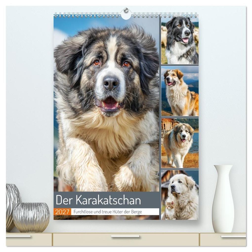 Der Karakatschan. Furchtlose und treue Hüter der Herden (hochwertiger Premium Wandkalender 2027 DIN A2 hoch) Kunstdruck in Hochglanz