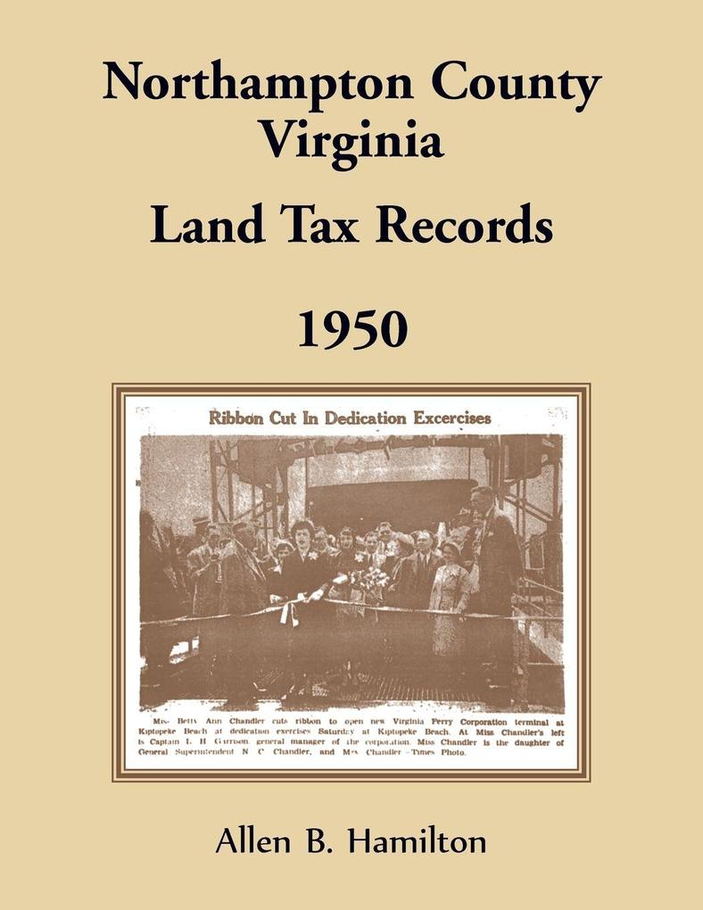Northampton County Virginia Land Tax Records 1950