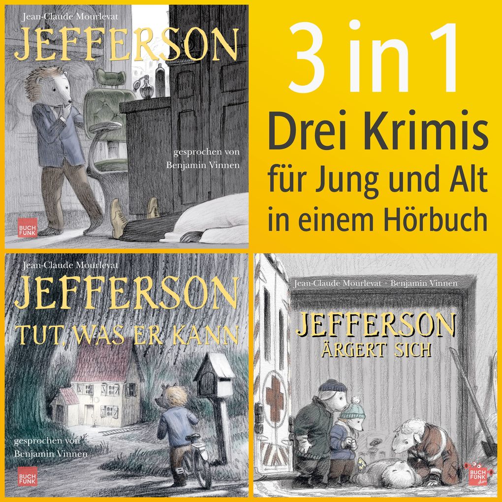Die 3 in 1 Jefferson-Krimi-Hörbuch-Box