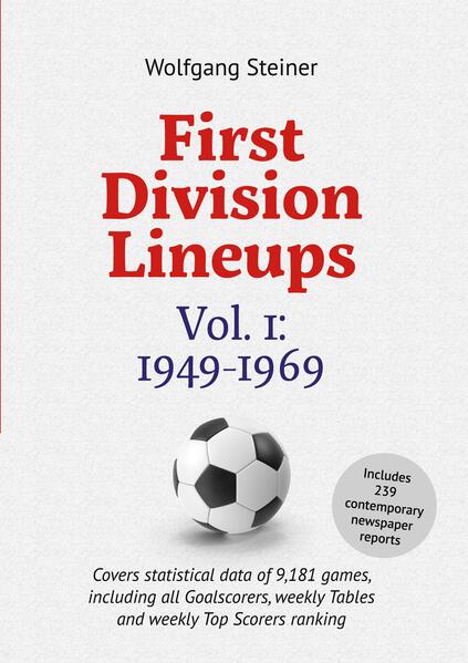 First Division Lineups Vol. 1: 1949-1969