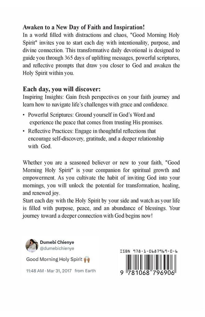 Good Morning Holy Spirit