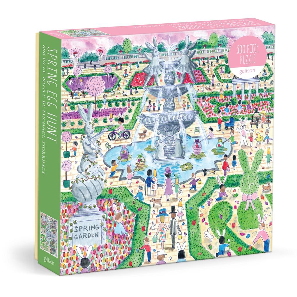 Michael Storrings Spring Egg Hunt 500 Piece Puzzle
