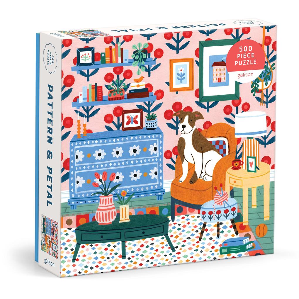 Pattern & Petal 500 Piece Puzzle