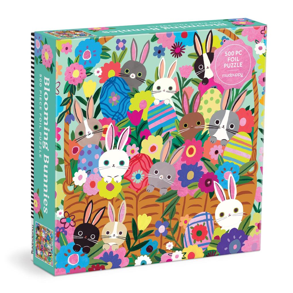 Blooming Bunnies 500 Piece Foil Puzzle