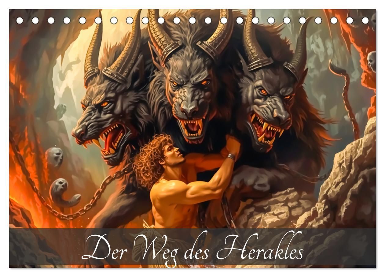 Der Weg des Herakles (Tischkalender 2027 DIN A5 quer) CALVENDO Monatskalender