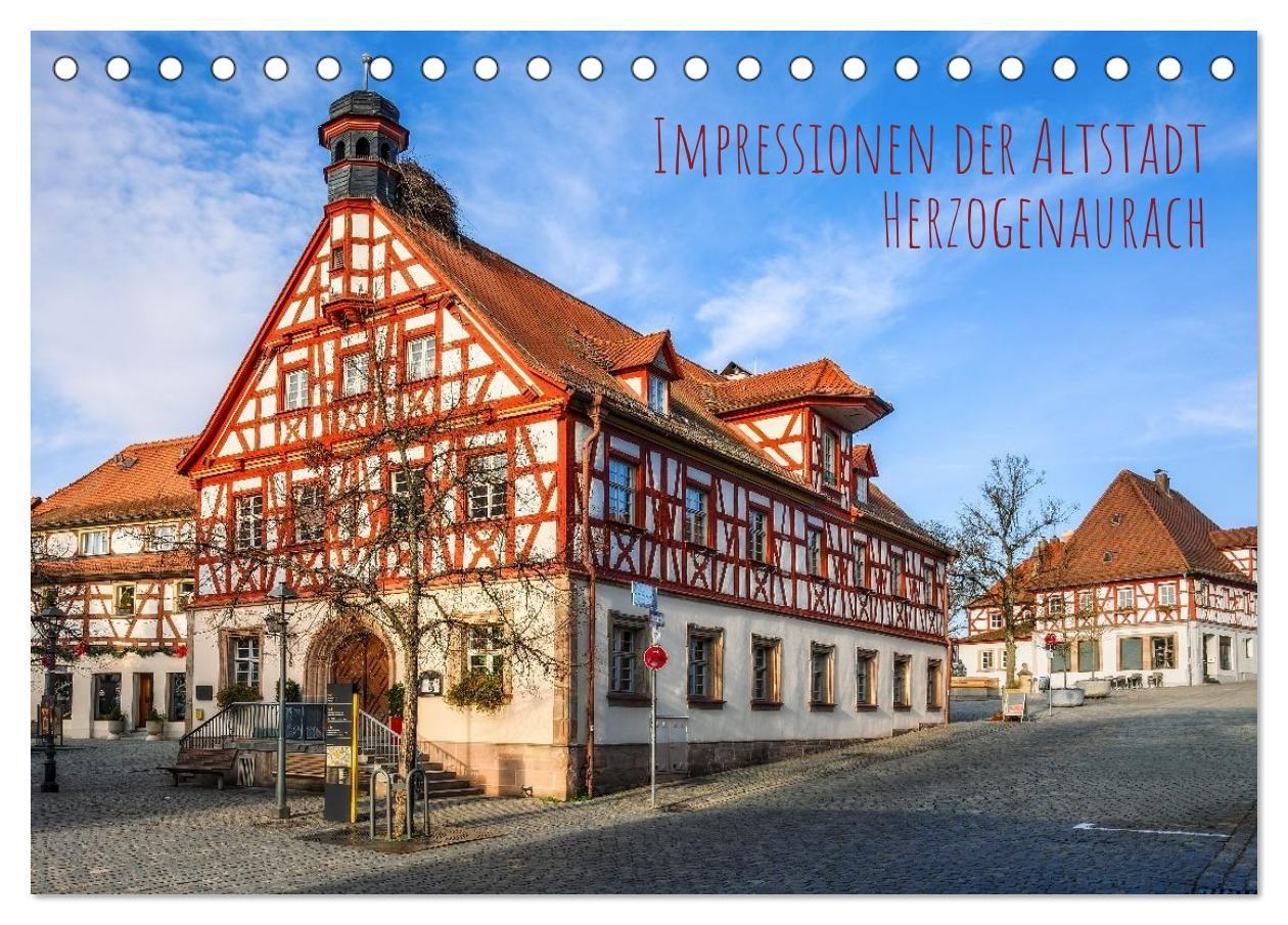 Impressionen der Altstadt Herzogenaurach (Tischkalender 2027 DIN A5 quer) CALVENDO Monatskalender