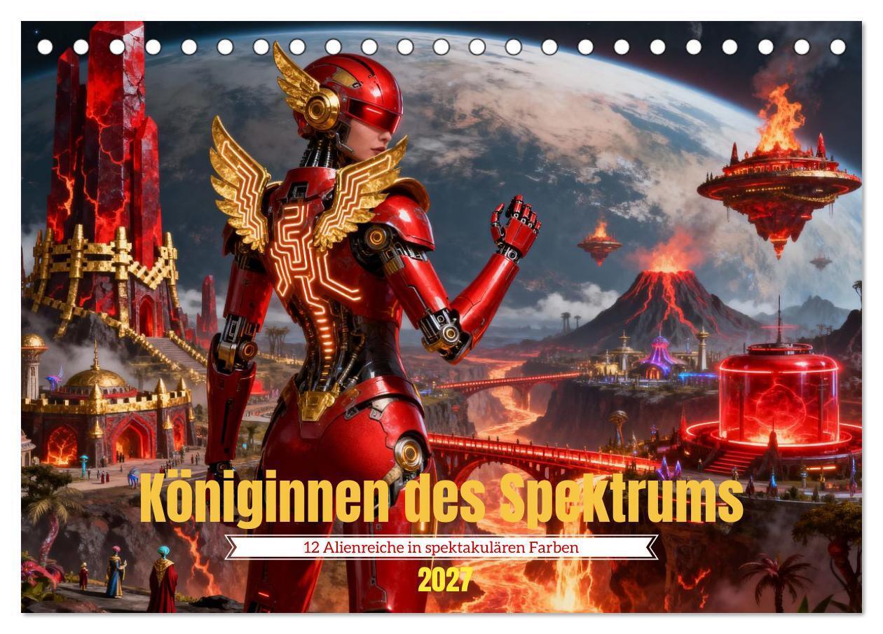 Königinnen des Spektrums (Tischkalender 2027 DIN A5 quer) CALVENDO Monatskalender