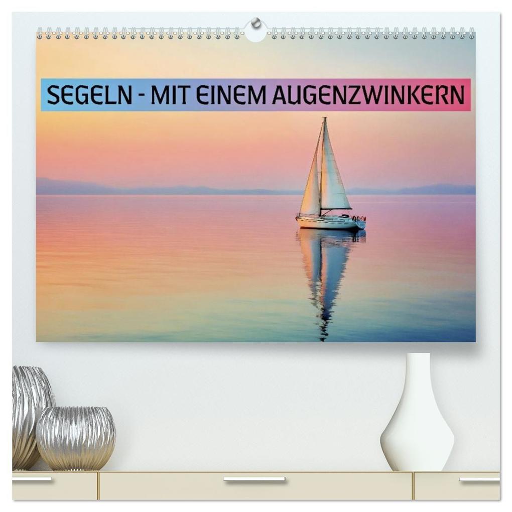 Segeln - mit einem Augenzwinkern (hochwertiger Premium Wandkalender 2027 DIN A2 quer) Kunstdruck in Hochglanz