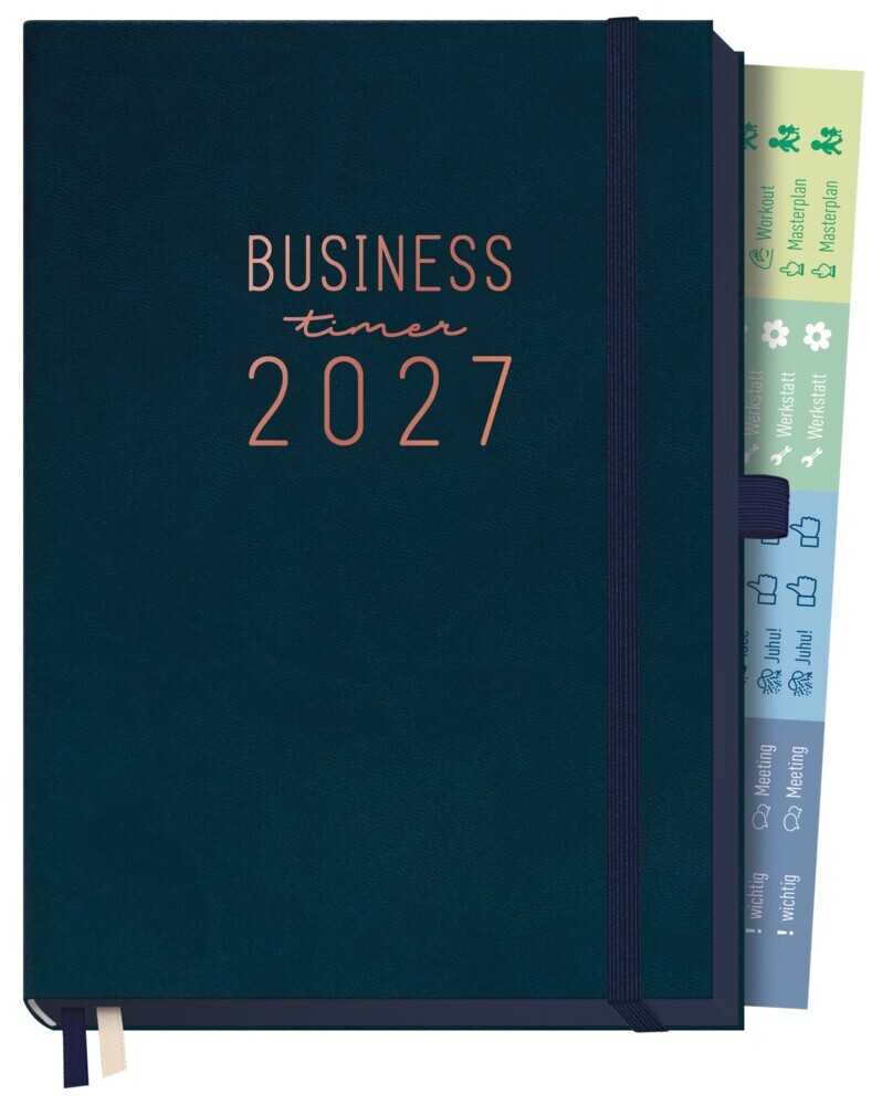 Business-Timer Deluxe 26/27 17 Monate KL [Nachtblau]