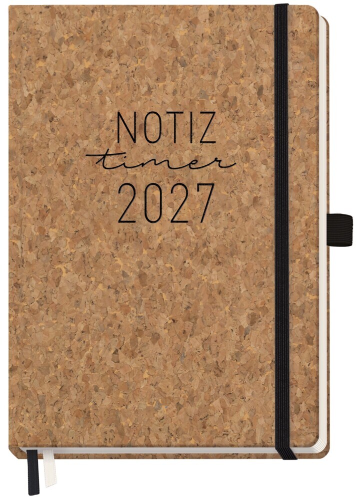 Wochen-Notiz-Timer Classic 26/27 A5 17 Monate [Kork]