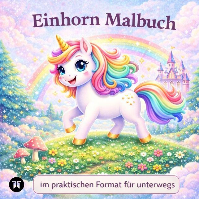 Malbuch Einhörner