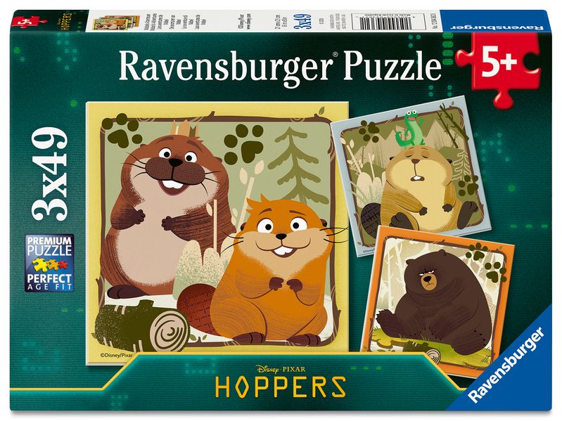 Kinderpuzzle 3x49 Teile - Mabels Abenteuer