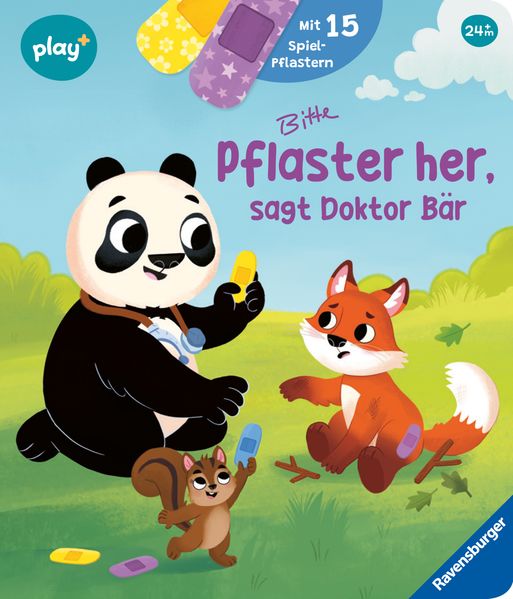 Play+ Mein lustiges Spielbuch Pflaster her sagt Doktor Bär - ab 2 Jahre