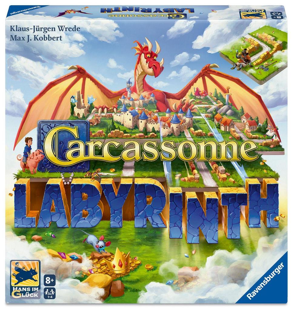 Ravensburger - Carcassonne Labyrinth, Multicolor