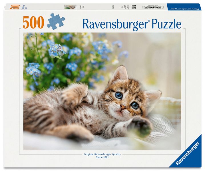 Erwachsenenpuzzle 500 Teile - Süßes Kätzchen