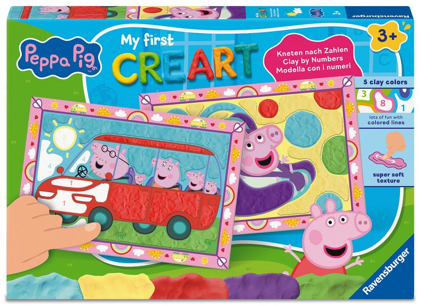 My First CreArt Kneten nach Zahlen Peppa Wutz - Baby Evie