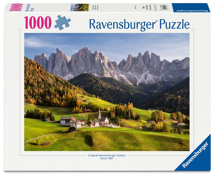 Erwachsenenpuzzle 1000 Teile - Dolomiten im Herbst