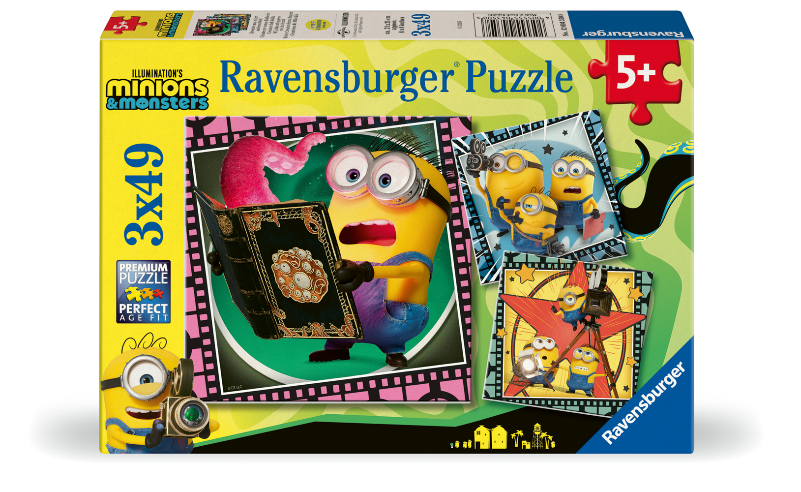 Kinderpuzzle 3x49 Teile - Minions 3