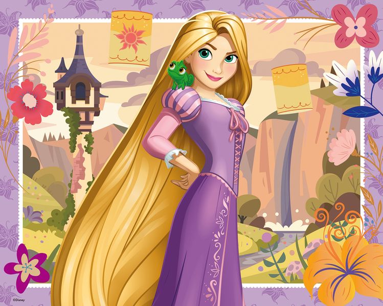 Kinderpuzzle 48 Teile - Disney Prinzessinnen - Prinzessin Rapunzel
