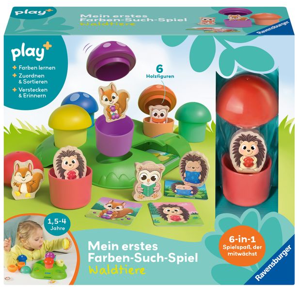 play+ Mein erstes Farben-Suchspiel: Wald