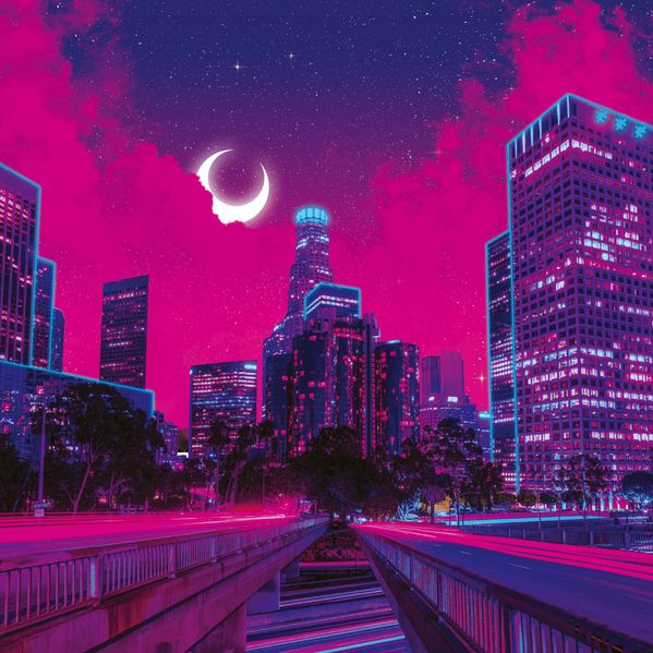 Neon Puzzle 500 Teile - Los Angeles