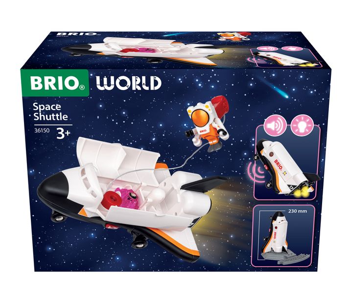 BRIO World 36150 Space Shuttle - großes BRIO World Space Shuttle - zauberhaftes Geschenk für Kinder ab 3 Jahren
