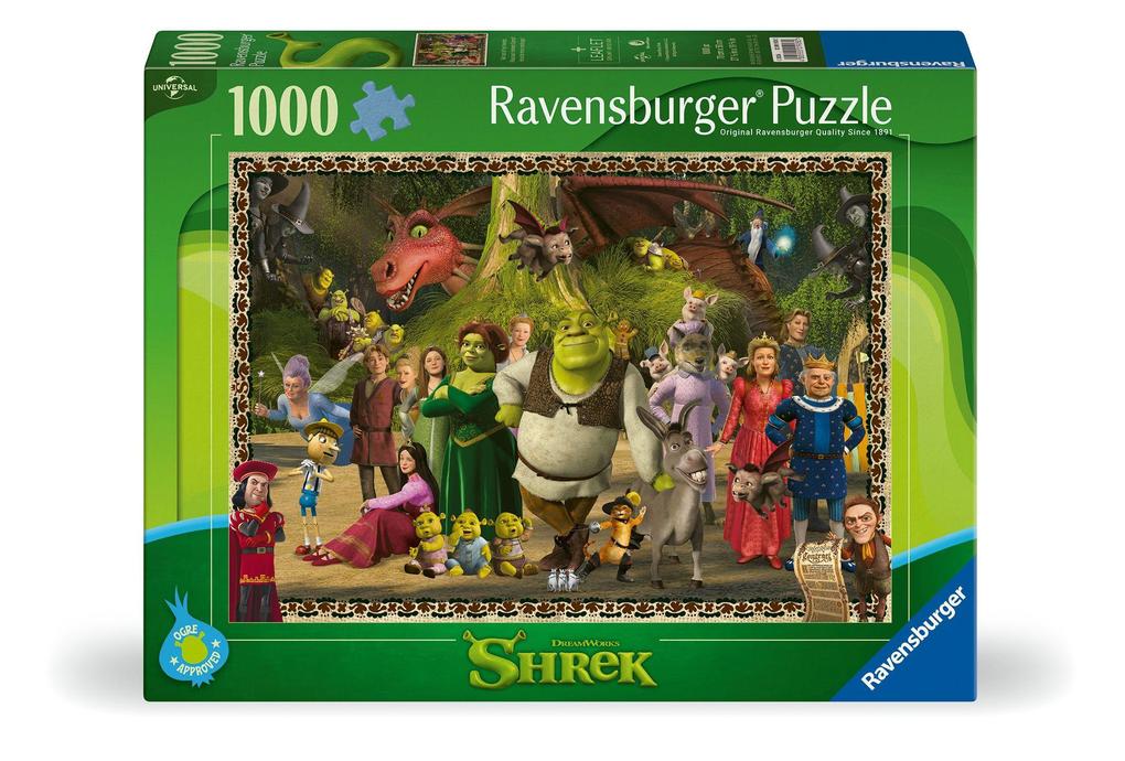 Erwachsenenpuzzle 1000 Teile - Shrek Evergreen