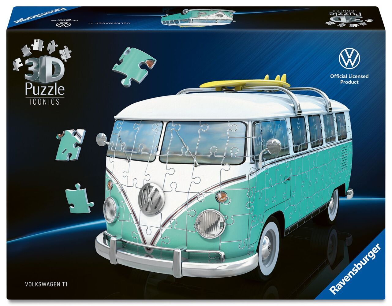 3D Puzzle Iconics: Volkswagen T1 Chrom Edition