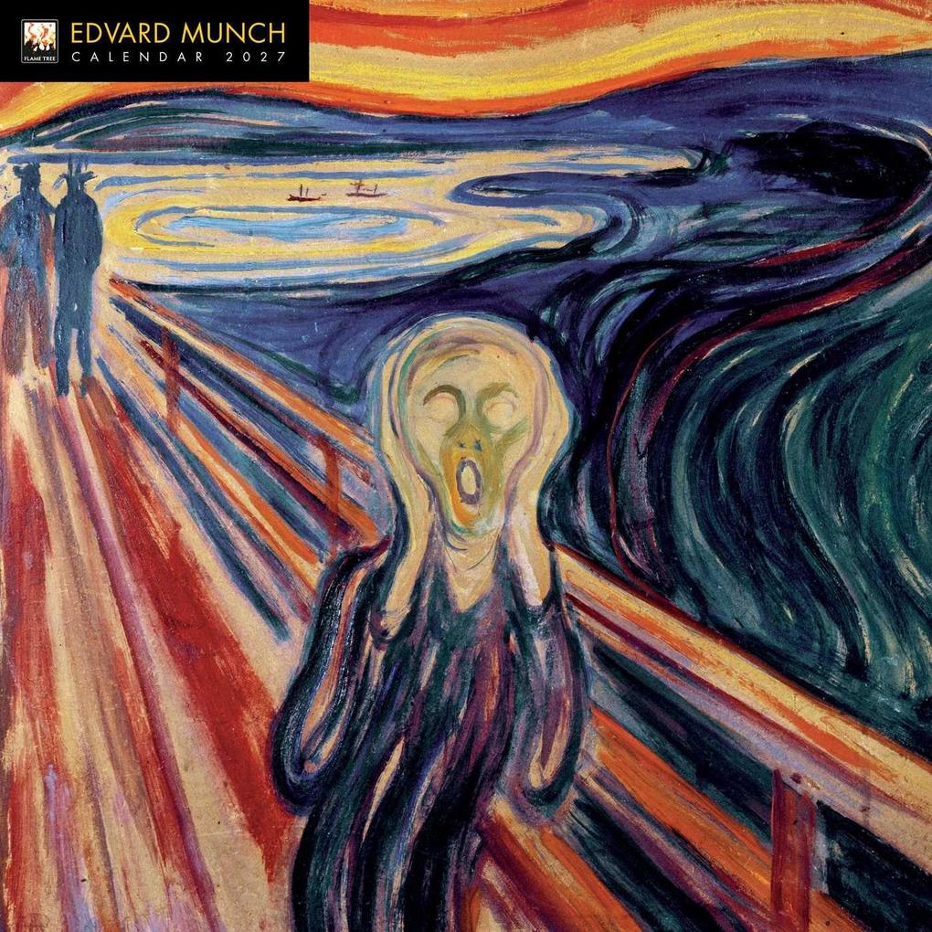 Edvard Munch Wall Calendar 2027 (Art Calendar)