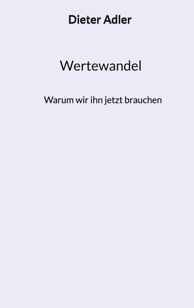 Wertewandel