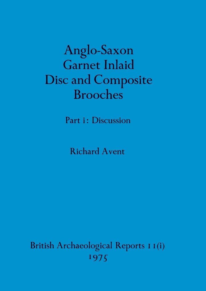 Anglo-Saxon Garnet Inlaid Disc and Composite Brooches part i