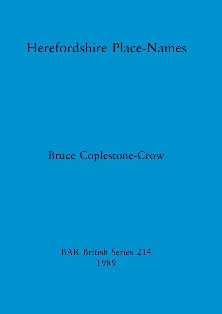 Herefordshire Place Names