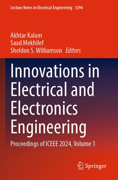 Innovations in Electrical and Electronics Engineering