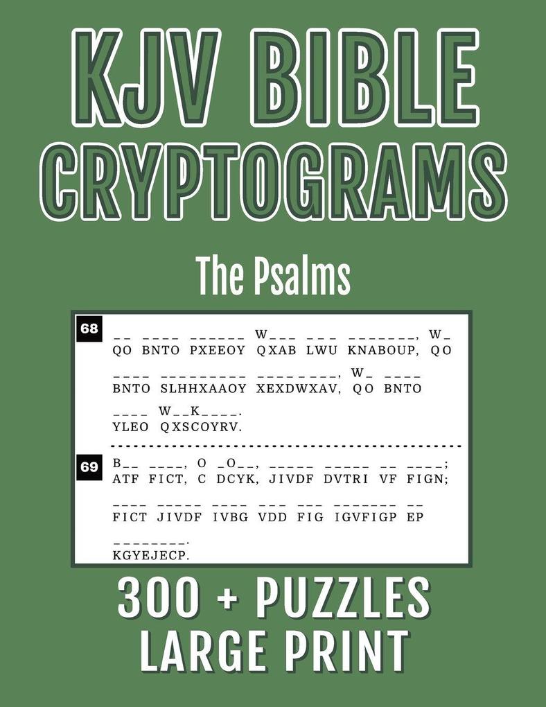 KJV Bible Cryptograms Large Print