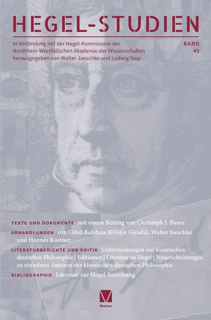 Hegel-Studien 43