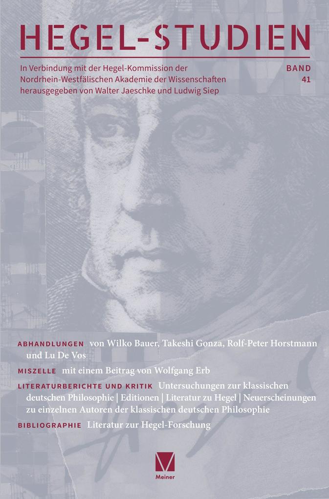 Hegel-Studien 41