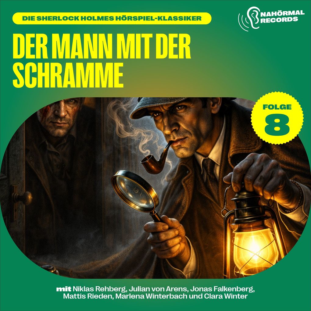 Der Mann mit der Schramme (Die Sherlock Holmes Hörspiel-Klassiker Folge 8)