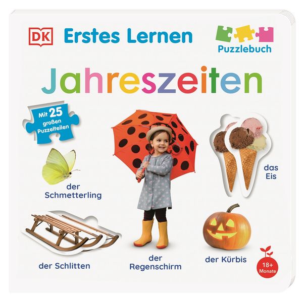Erstes Lernen Puzzlebuch. Jahreszeiten