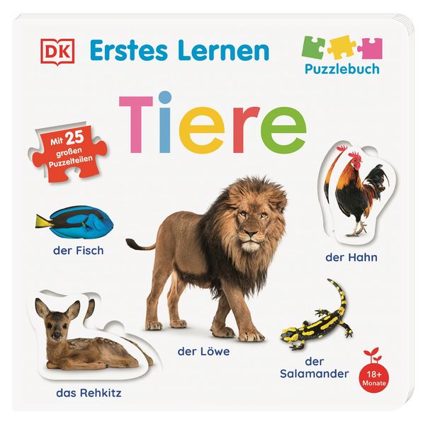 Erstes Lernen Puzzlebuch. Tiere