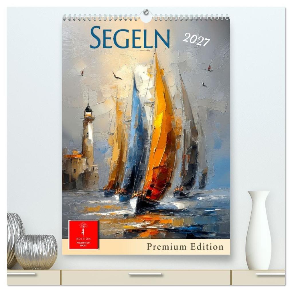 Segeln - Pemium Edition (hochwertiger Premium Wandkalender 2027 DIN A2 hoch) Kunstdruck in Hochglanz