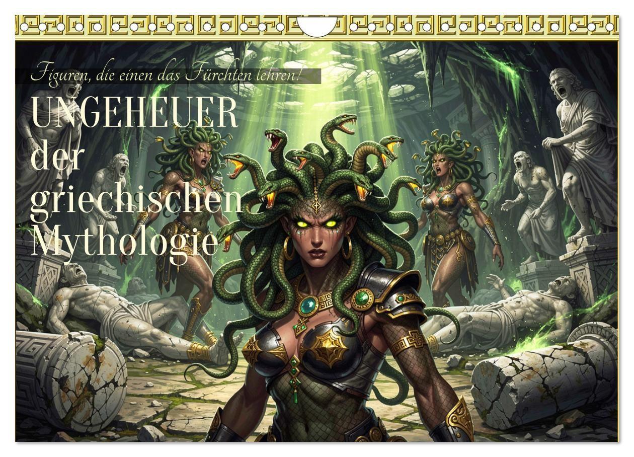 Ungeheuer der griechischen Mythologie (Wandkalender 2027 DIN A4 quer) CALVENDO Monatskalender