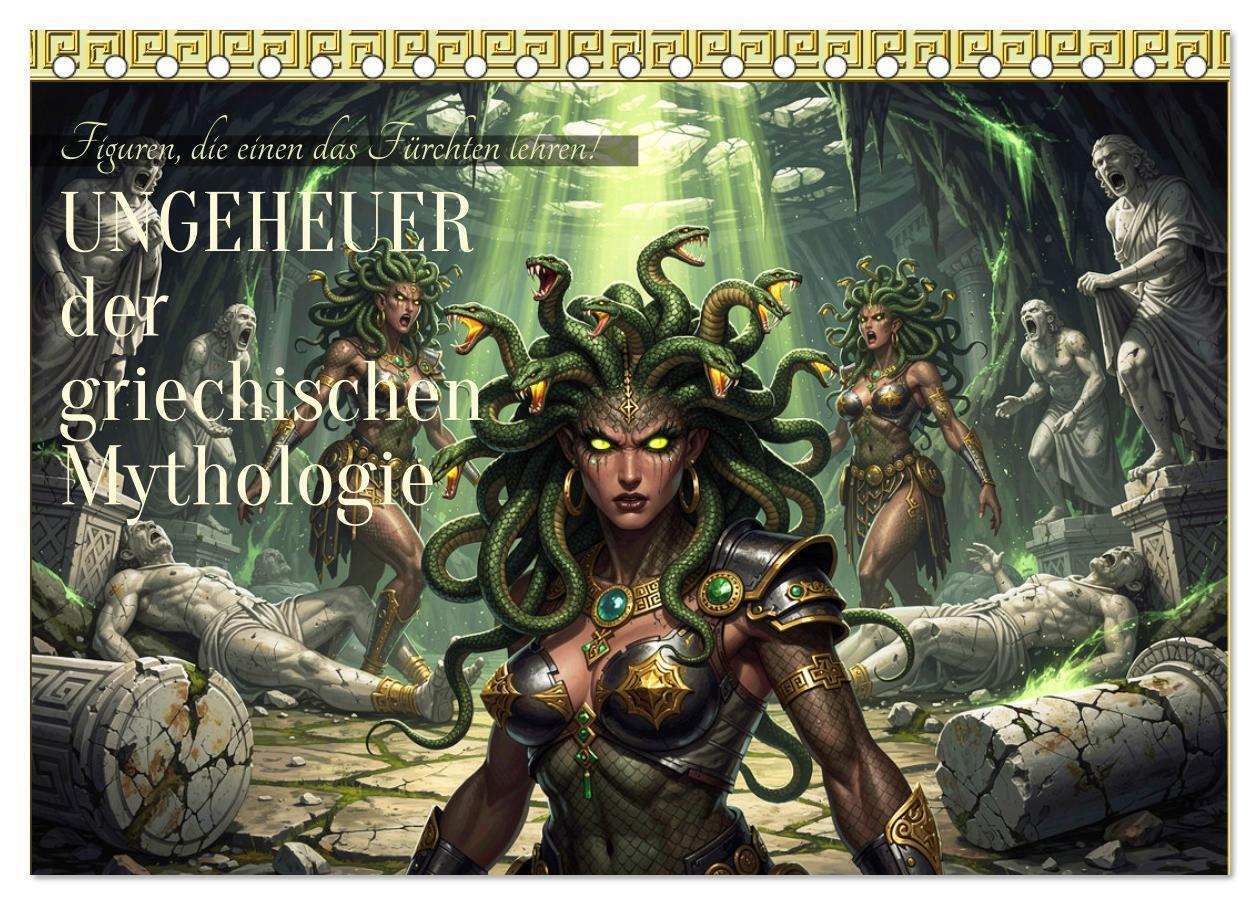 Ungeheuer der griechischen Mythologie (Tischkalender 2027 DIN A5 quer) CALVENDO Monatskalender