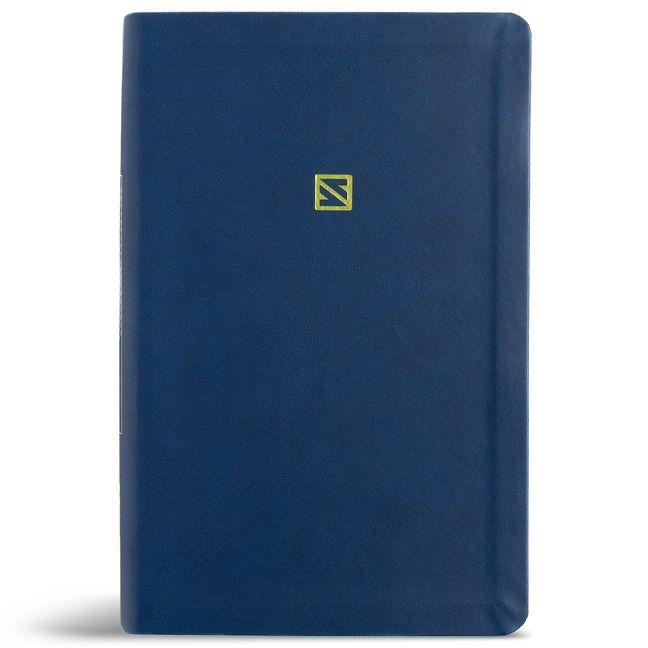 CSB Teen Study Bible Optimal Type Navy Leathertouch Indexed