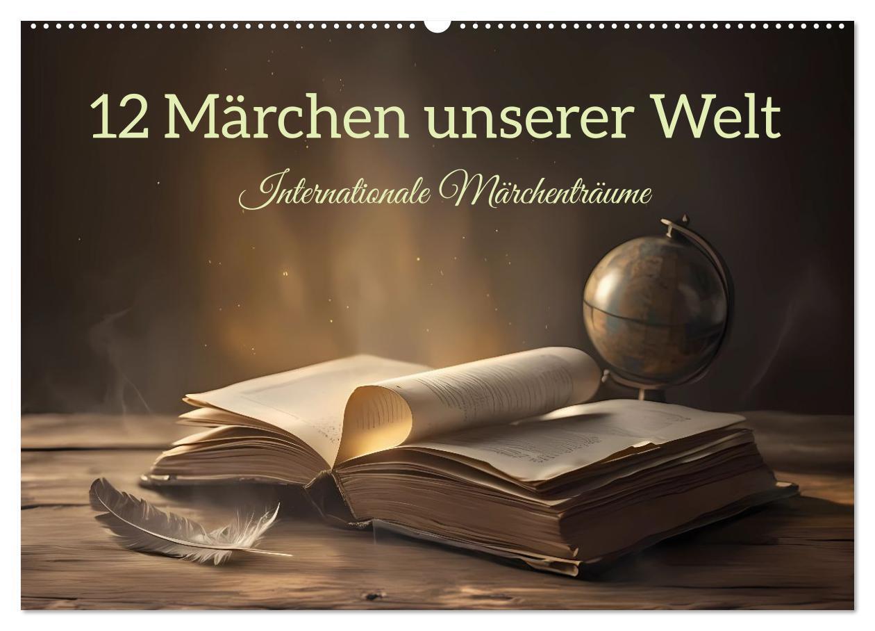 12 Märchen unserer Welt (Wandkalender 2027 DIN A2 quer) CALVENDO Monatskalender