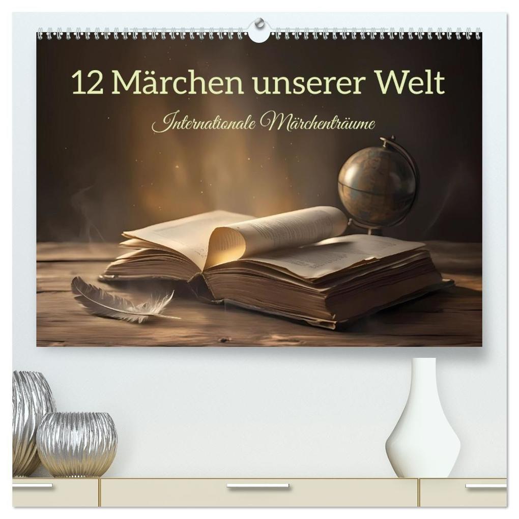 12 Märchen unserer Welt (hochwertiger Premium Wandkalender 2027 DIN A2 quer) Kunstdruck in Hochglanz