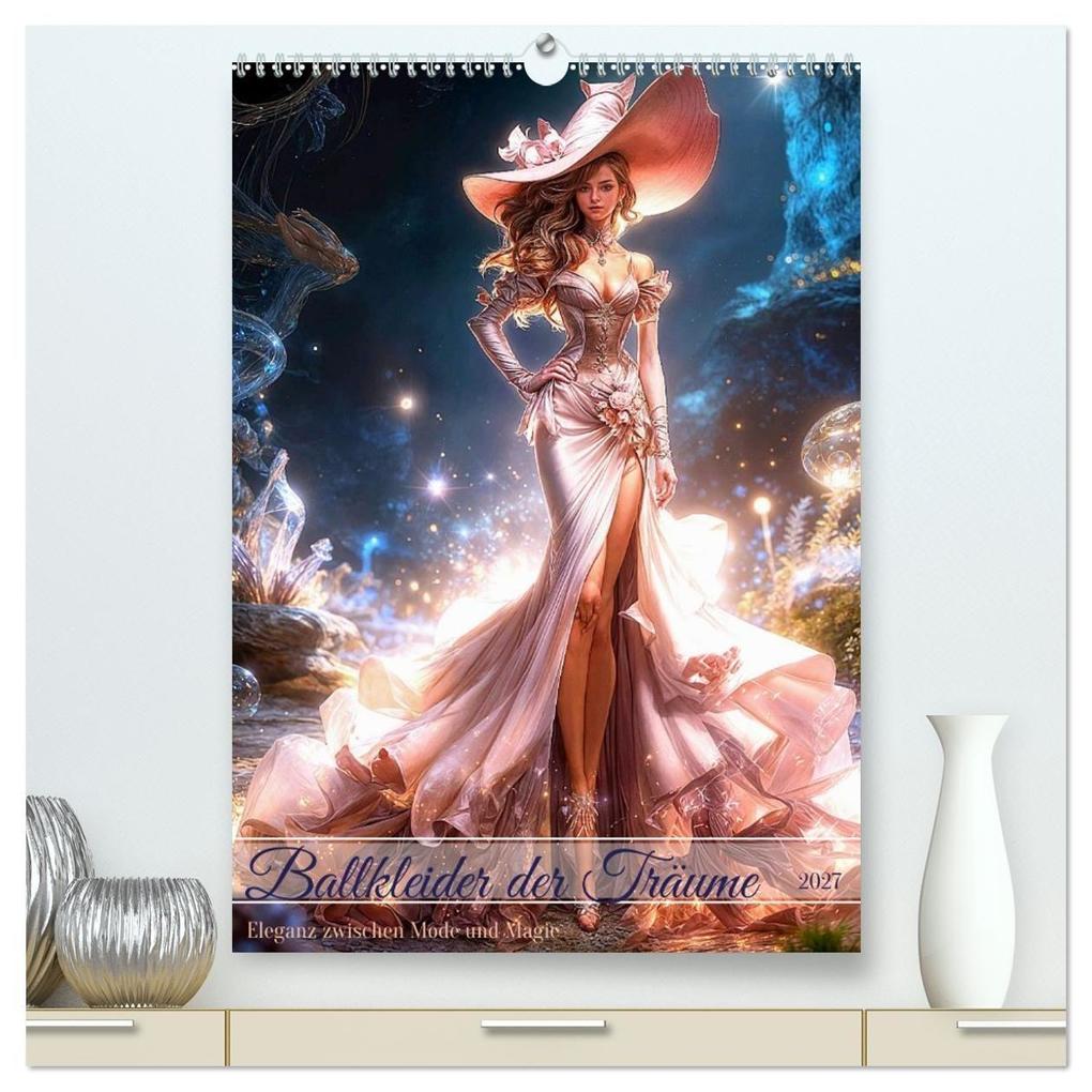 Ballkleider der Träume (hochwertiger Premium Wandkalender 2027 DIN A2 hoch) Kunstdruck in Hochglanz