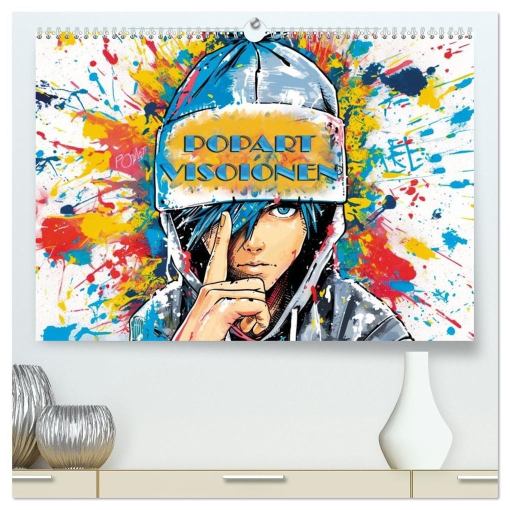 Popart Visionen (hochwertiger Premium Wandkalender 2027 DIN A2 quer) Kunstdruck in Hochglanz